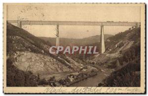 Old Postcard Auvergne The Fades Viaduct Le Geant D Europe