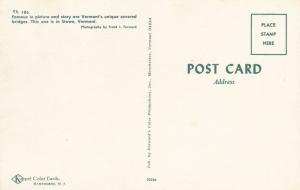 Stowe VT, Vermont - Famous Covered Bridge