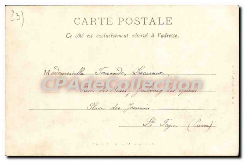 Postcard Old Ch?teau de Montaigut