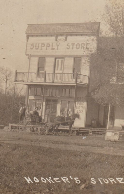 Green Lake MICHIGAN RPPC 1911 GENERAL STORE nr Caledonia GHOST TOWN Rural Store