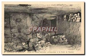 Old Postcard Dragon's Cave Enree German Tunnel