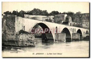 Postcard Old AvignonLe Pont Saint Benezet
