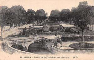 BF6426 jardin de la fontaine vue generale nimes france     France