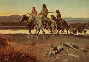 Carson's Men,Charles Russell,Western Painting