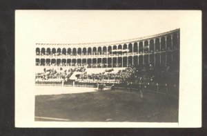 RPPC MEXICO CITY MEXICO BULLFIGHT STADIUM VINTAGE REAL PHOTO POSTCARD