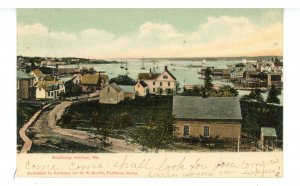 ME - Boothbay Harbor. Bird's Eye View  ca 1906