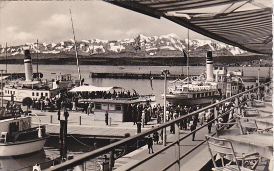 Germany Friedrichshafen Hafen von der Bahnhofstrasse