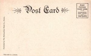Vintage Postcard State Street Springfield Massachusetts Metropolitan News Pub.