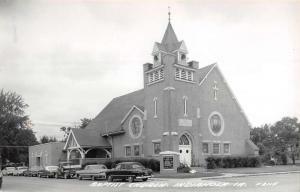 Indianola Iowa Baptist Church Real Photo Antique Postcard K104450