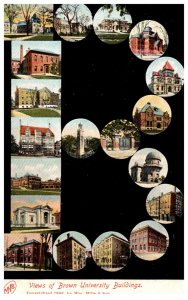 Rhode Island Providence ,  Multi-View Brown Iniversity buildings