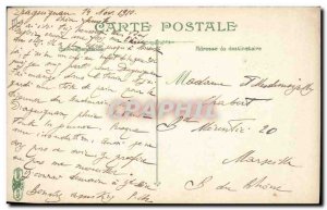 Postcard Old Army Infantry Section l & # 39exercice