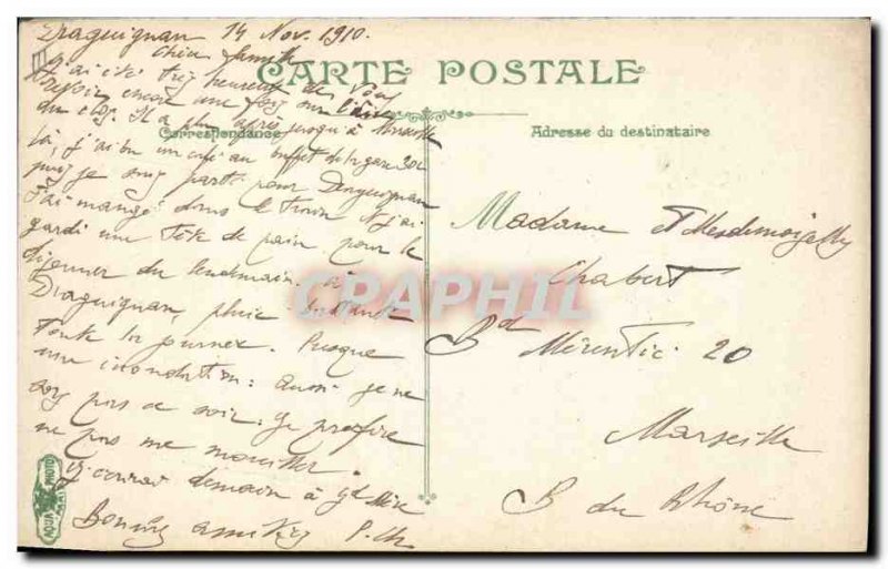 Postcard Old Army Infantry Section l & # 39exercice