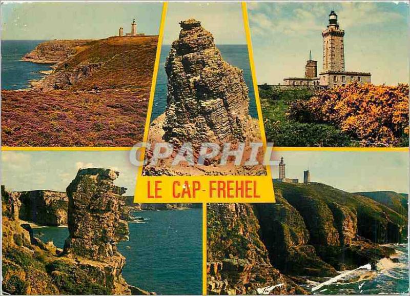 CPM Le Cap Frehel Les falaises la grande fauconniere et les phares 