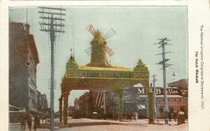 Postcard National Irrigation Congress Sacramento CA 1907 Dutch Windmill