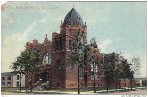 DECATUR, Illinois, PU-1909; First Methodist Church