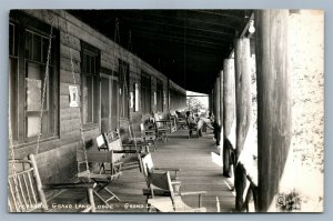 GRAND LAKE LODGE CO VINTAGE REAL PHOTO POSTCARD RPPC