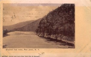 Elephant Feet Rocks in Port Jervis, New York