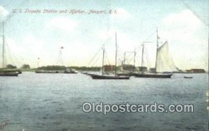 US Torpedo Station and Harbor, Newport, Rhode Island, RI USA Sailboat Unused ...