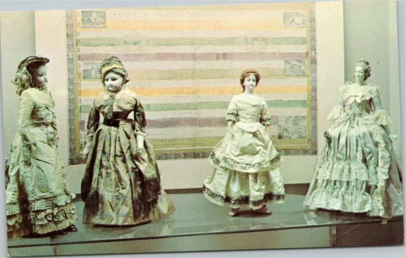 Lyman Allyn Museum -19th Century Dolls New London Connecticut postcard