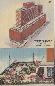 Ohio Cincinnati Terrace Plaza Hotel Terrace Roof Garden 1941 Curteich sk5110