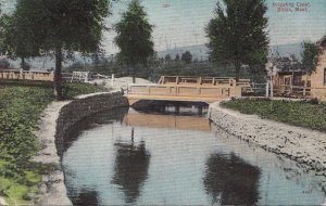 Postcard Irrigating Canal Dillon Montana MT