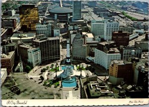 USA A City Beautiful Indianapolis Indiana Vintage Postcard BS21