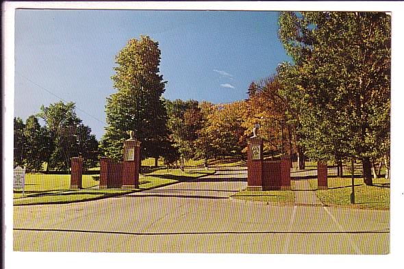 MacLaren Memorial Gates, University of New Brunswick, Frederiction, Used by s...