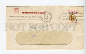 293801 USA USSR 1959 y special cancellations Give Enouth Telephony ADVERTISING 