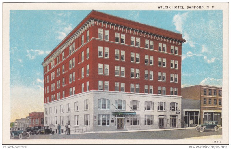 Wilrik Hotel, Sanford, North Carolina 1910-20s