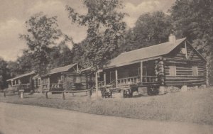 Rip Van Winkle Cabins Catskill New York USA Antique Postcard