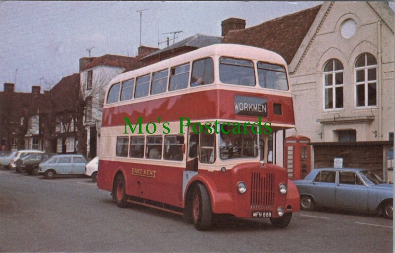 Road Transport Postcard - East Kent MFN 888 Guy Arab IV 6LW Bus Ref.SW9665 