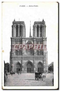 Postcard Old Paris Notre Dame