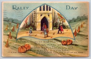New Castle Indiana~Lutheran Sunday School Rally Day~Phil 2:12~Harvest~1940 PC