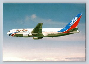 Aviation Airplane Postcard LAN Chile Airlines Boeing 767-216 F10