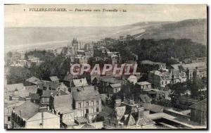 Old Postcard Villers sur Mer Panorama Towards Trouville