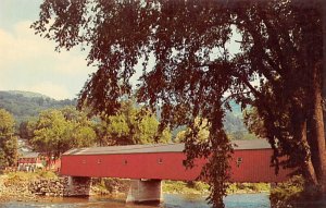 Scenic Covered Bridge Housatonic River at West Cornwall West Cornwall CT 