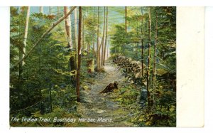 ME - Boothbay Harbor. The Indian Trail  ca 1905
