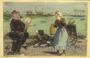 The Summons Belgium Postcard