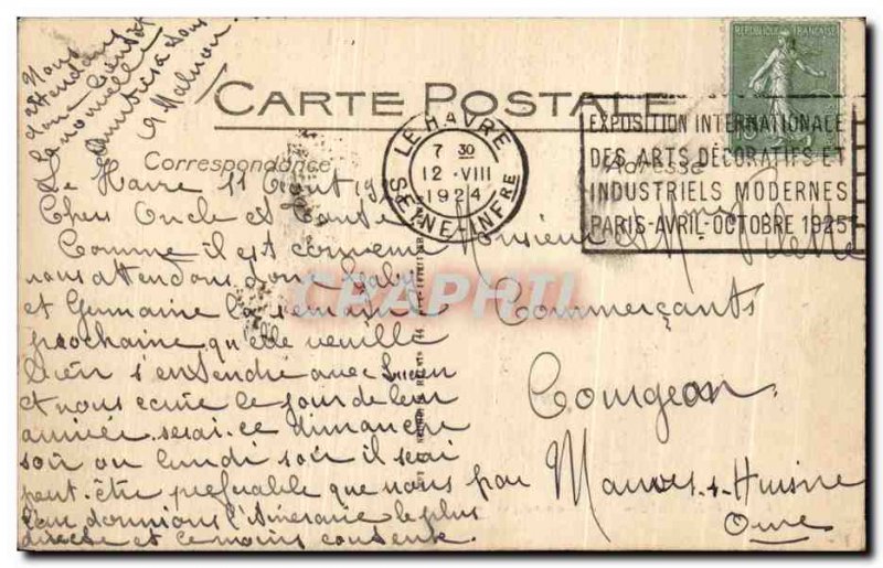 Old Postcard Le Havre Panoramic