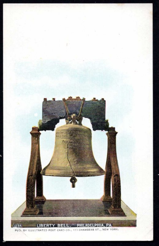 Pennsylvania PHILADELPHIA Liberty Bell Pub Illustrated Post Card Co. - Und/B