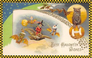 Artist Samuel Schmucker Halloween Unused 