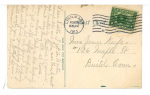 MA - Lynn. Burrill Hill Tower  (creases)