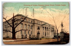 Domestic Science School University of Toronto Ontario Canada DB Postcard U25