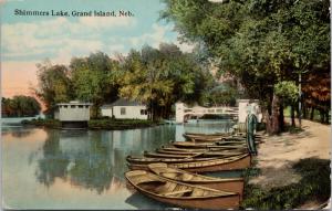Shimmers Lake Grand Island NB c1918 St Jos. & Grand Island RPO Postcard E40