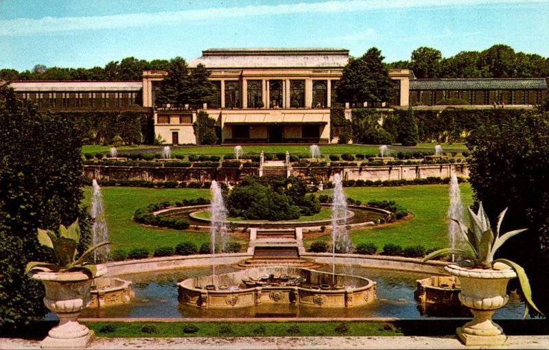 Pennsylvania Kennett Square Longwood Gardens Main Conservatory and Fountain G...