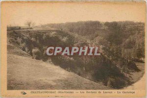 Old Postcard Chateauponsac Haute Vienne Lacoux Rocks Gartempe