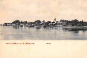 Corinto Nicaragua Water Front Scenic View Antique Postcard J59535 