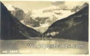 Real Photo Lake Louise Canada Unused 