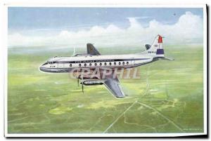 Old Postcard Jet Aviation New Viscount 800 KLM