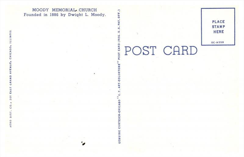 Illinois Chicago , Moody Memorial Church